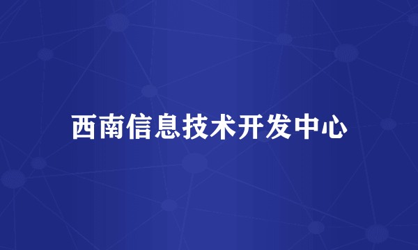 西南信息技术开发中心