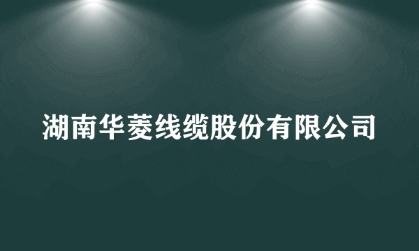 湖南华菱线缆股份有限公司