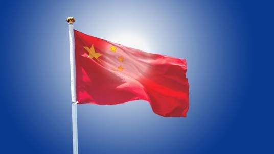 迎风飘扬的旗