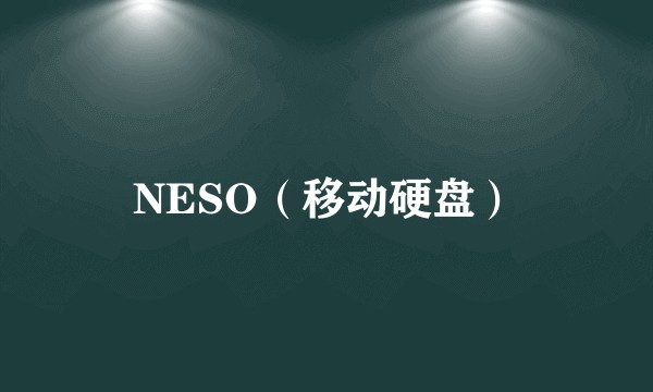 NESO（移动硬盘）