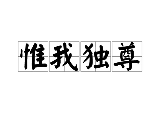 惟我独尊（成语）