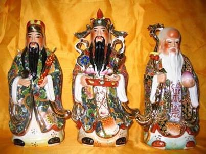 福禄寿三星图（中国民间传统的陶瓷装饰纹样）