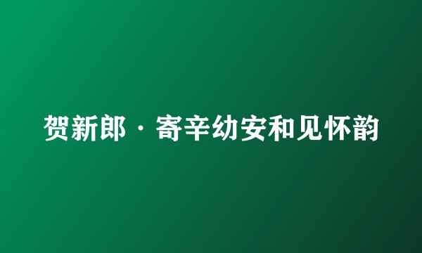 贺新郎·寄辛幼安和见怀韵