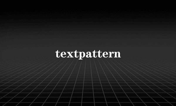 textpattern