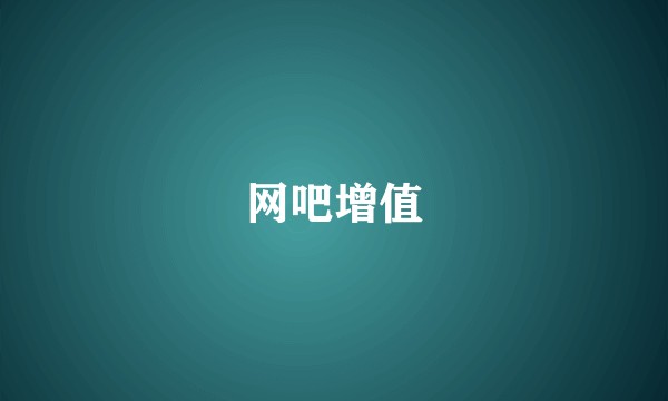 网吧增值
