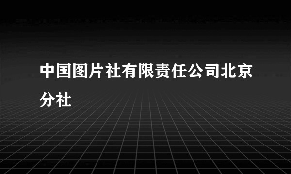 中国图片社有限责任公司北京分社