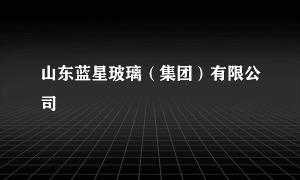 山东蓝星玻璃(集团)有限公司