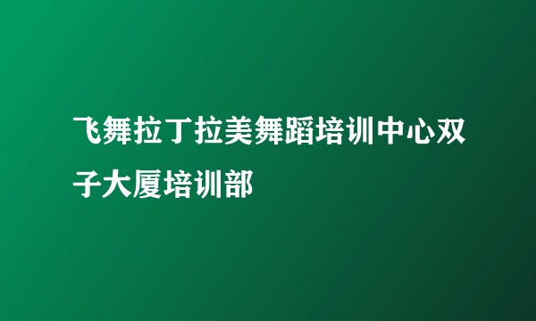 飞舞拉丁拉美舞蹈培训中心双子大厦培训部