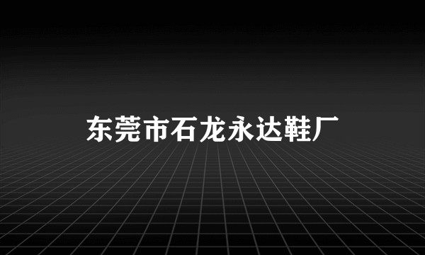 东莞市石龙永达鞋厂