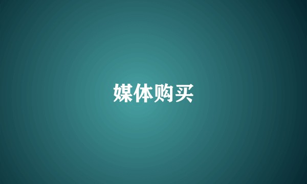 媒体购买