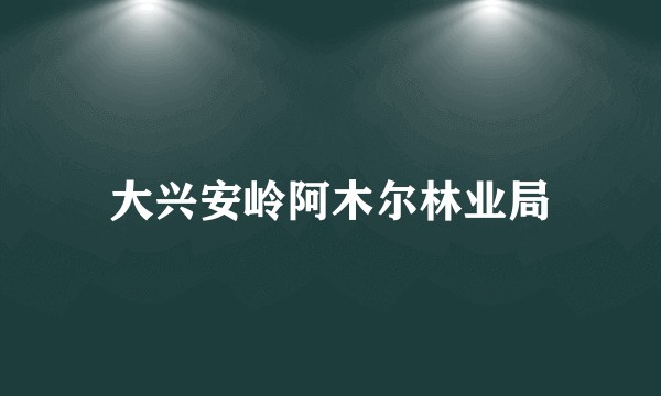 大兴安岭阿木尔林业局