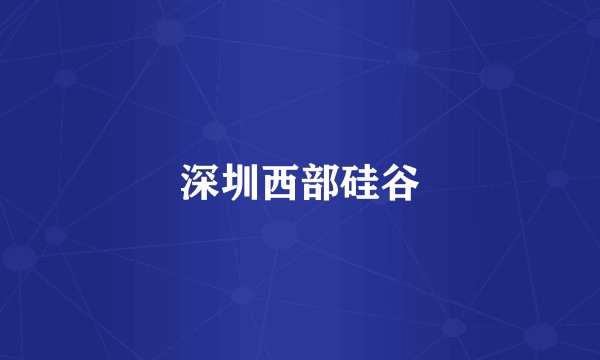 深圳西部硅谷