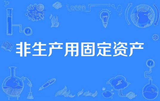 非生产用固定资产