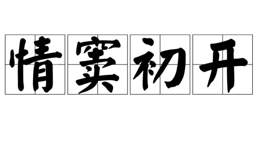 情窦初开（汉语成语）