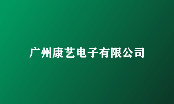广州康艺电子有限公司