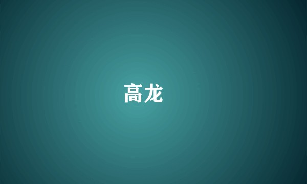 高龙鞶