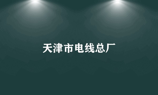 天津市电线总厂