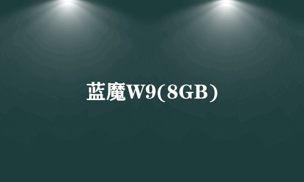 蓝魔W9(8GB)