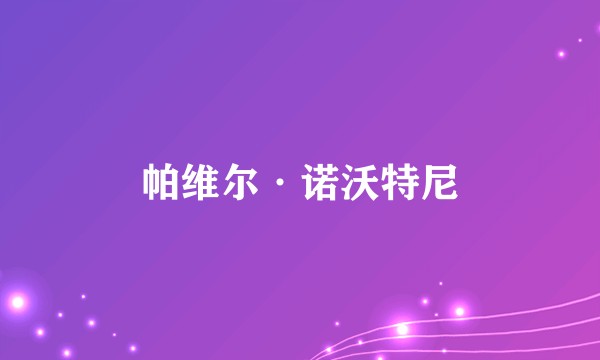 帕维尔·诺沃特尼
