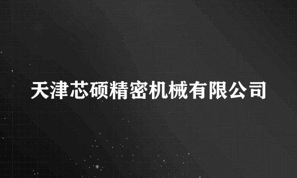 天津芯硕精密机械有限公司