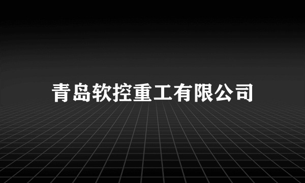 青岛软控重工有限公司