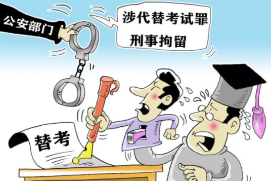 代替考试罪