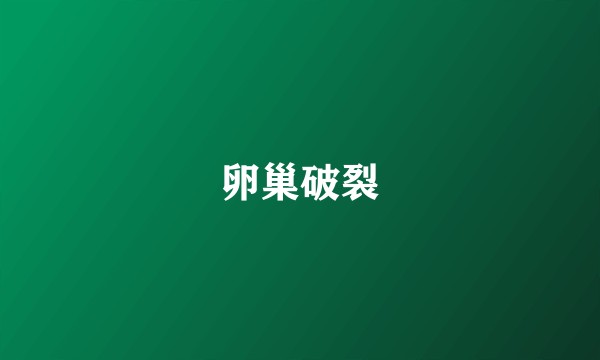 卵巢破裂