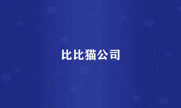 比比猫公司