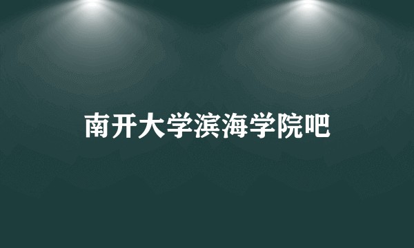南开大学滨海学院吧