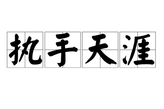 执手天涯（汉语词语）