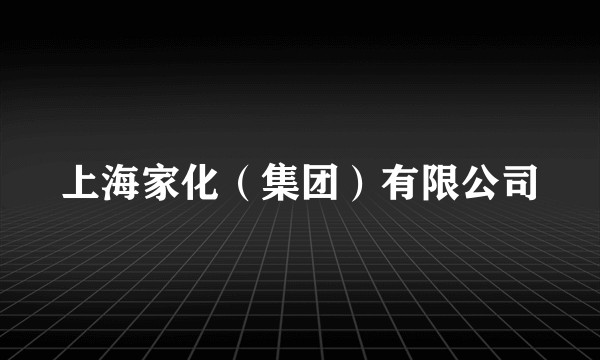上海家化（集团）有限公司