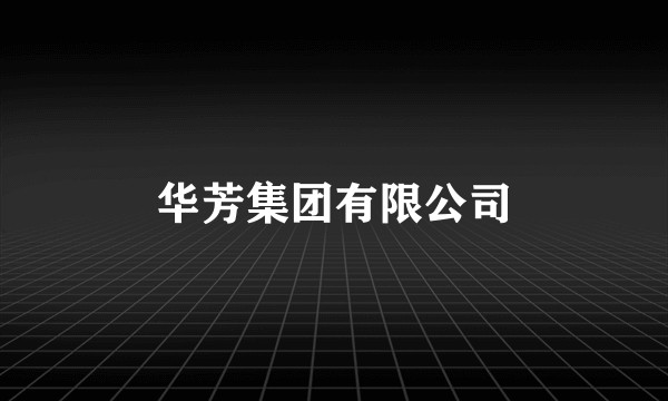 华芳集团有限公司