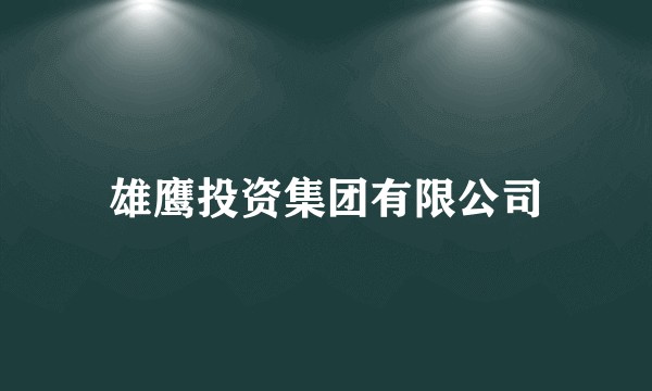 雄鹰投资集团有限公司