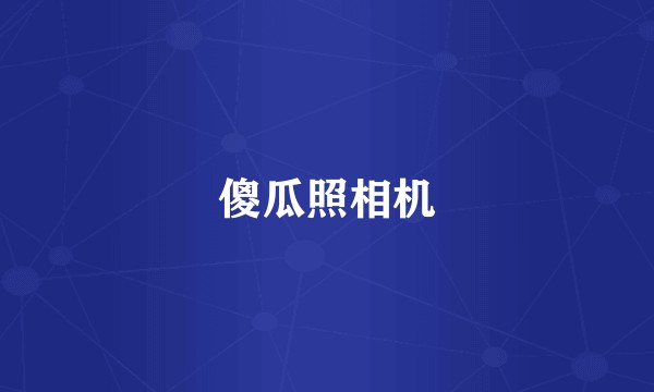 傻瓜照相机