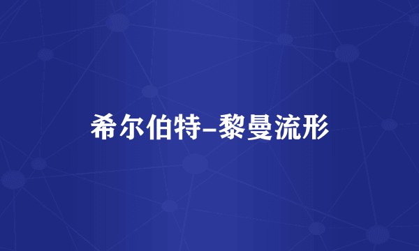 希尔伯特-黎曼流形
