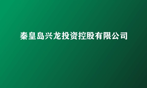 秦皇岛兴龙投资控股有限公司