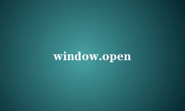window.open