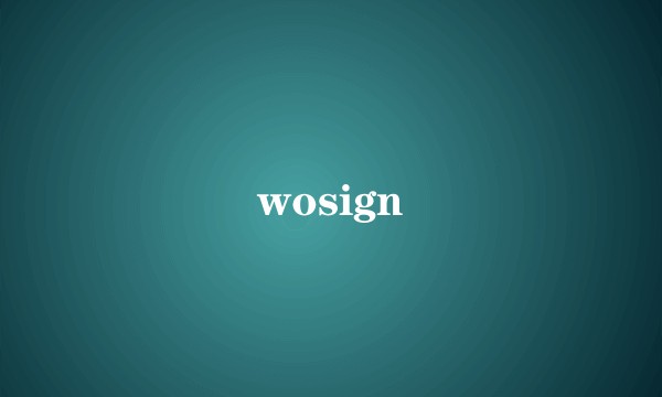 wosign