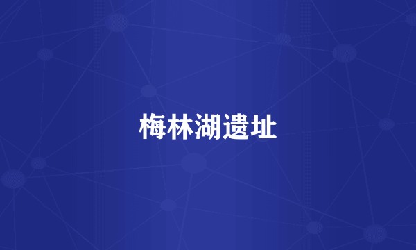 梅林湖遗址
