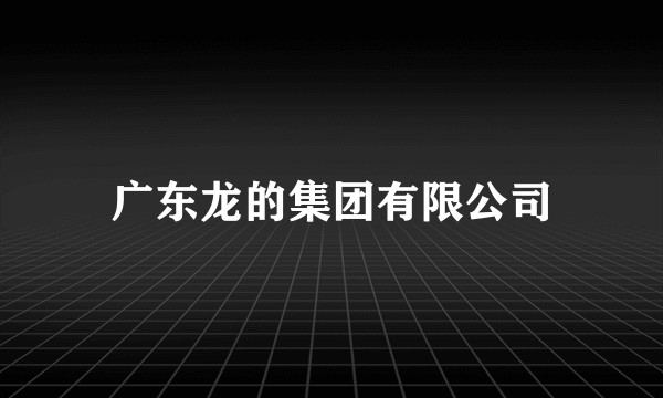 广东龙的集团有限公司