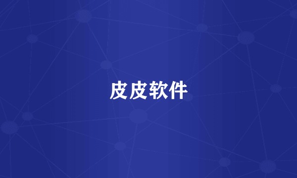 皮皮软件