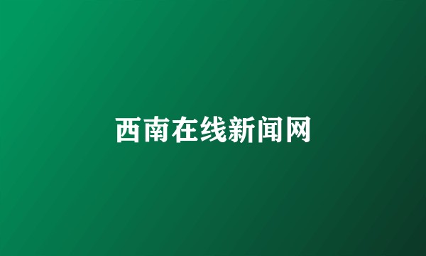 西南在线新闻网