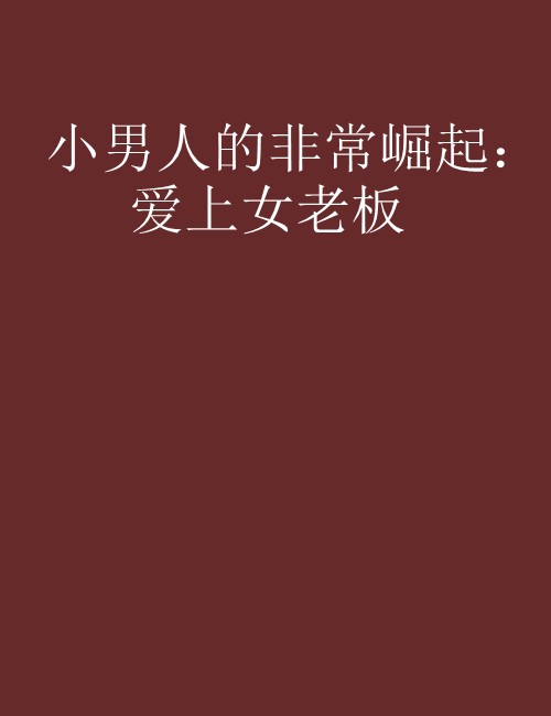 小男人的非常崛起：爱上女老板