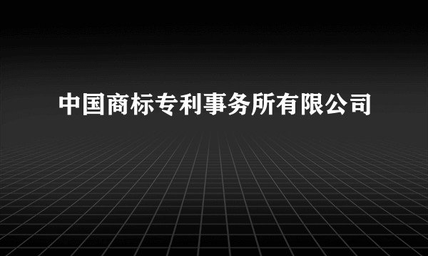 中国商标专利事务所有限公司