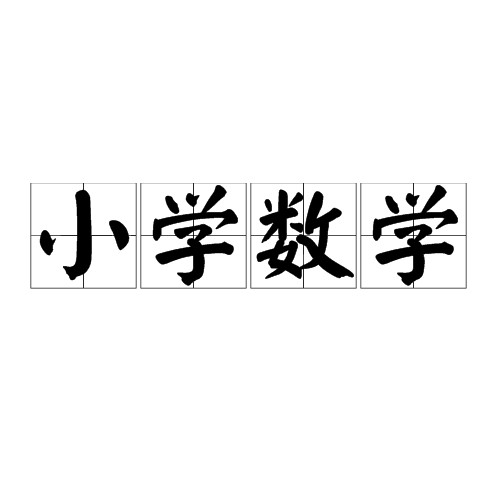 小学数学（数学教育的早期阶段）
