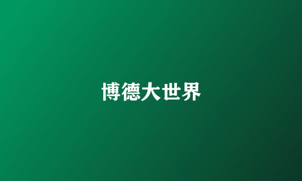博德大世界