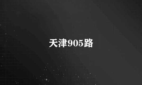 天津905路