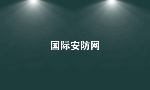 国际安防网