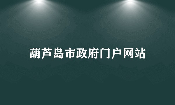 葫芦岛市政府门户网站