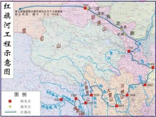 “红旗河”西部调水工程